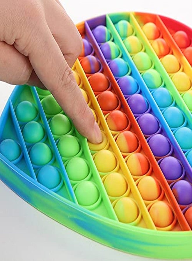 Evisha Pop It Push Pop Bubble Stress Anxiety Fidget Sensory Toy for Autism Stress Relief (Multicolored) - Image 4